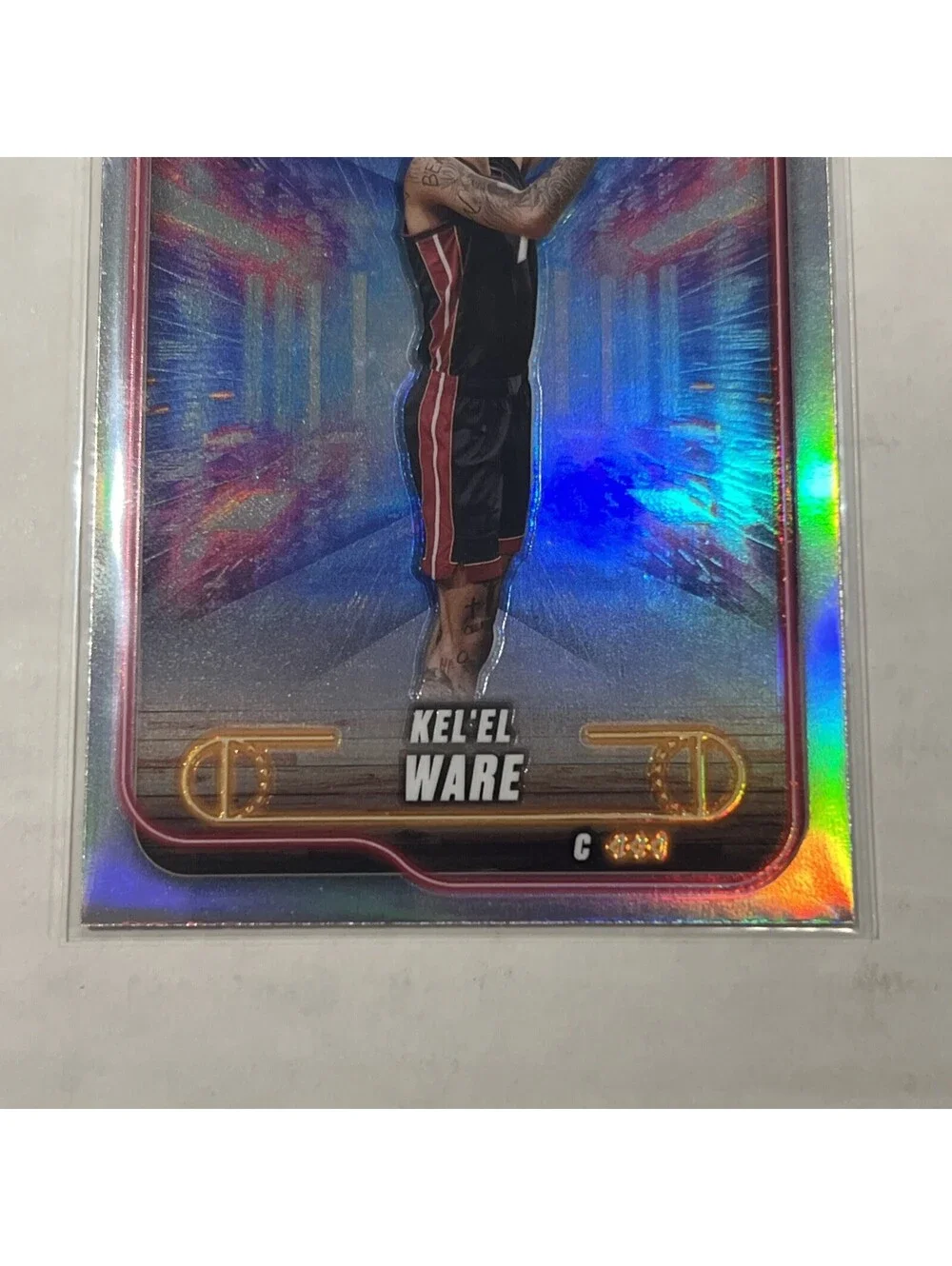 2024-25 Topps Chrome Kel'el Ware RC Refractor Rookie #103 Heat